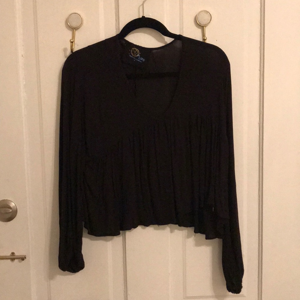 Planet blue pirate top
